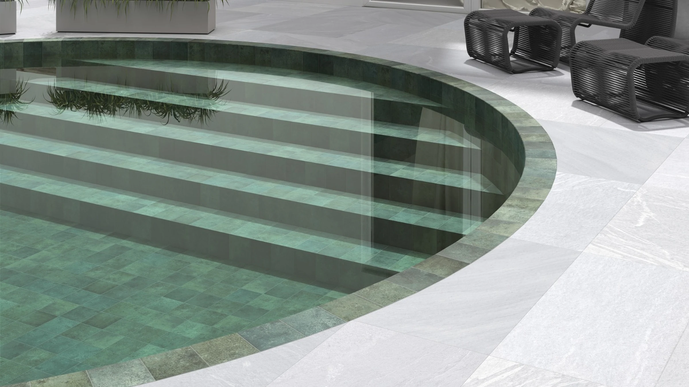 Gresite para piscinas: color, formato y mantenimiento