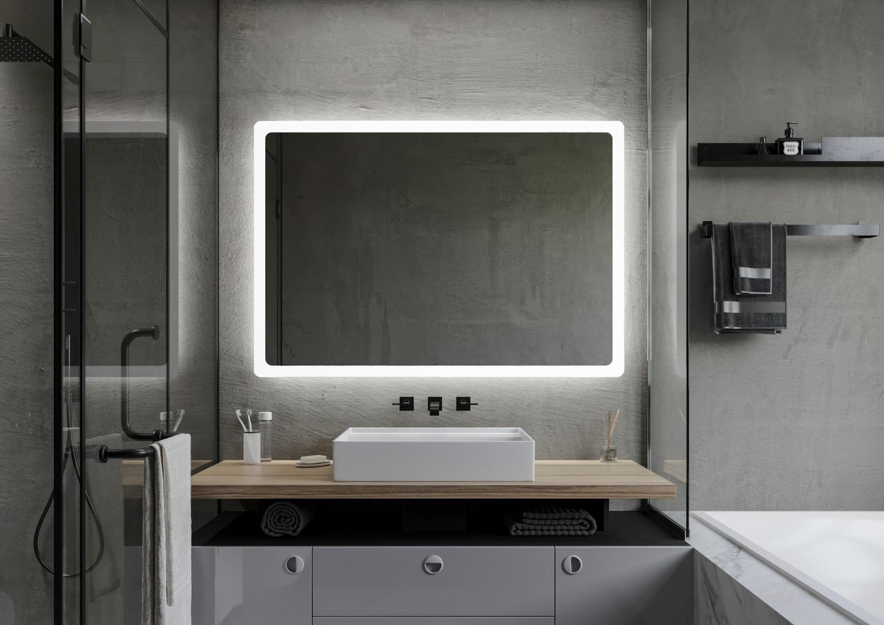 Espejo LED rectangular Valman · Ref. 9B