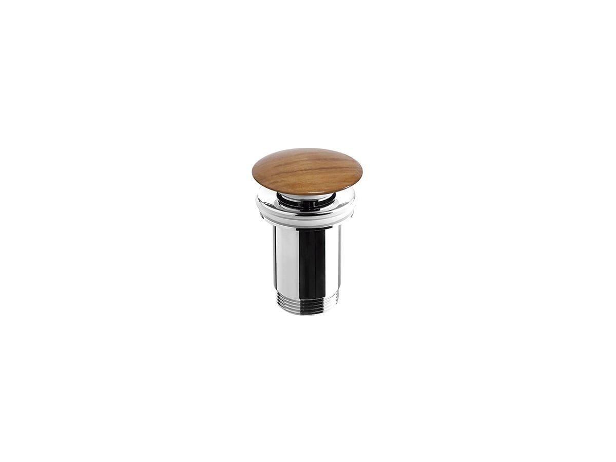 Válvula 60mm Madera Sin Rebosadero