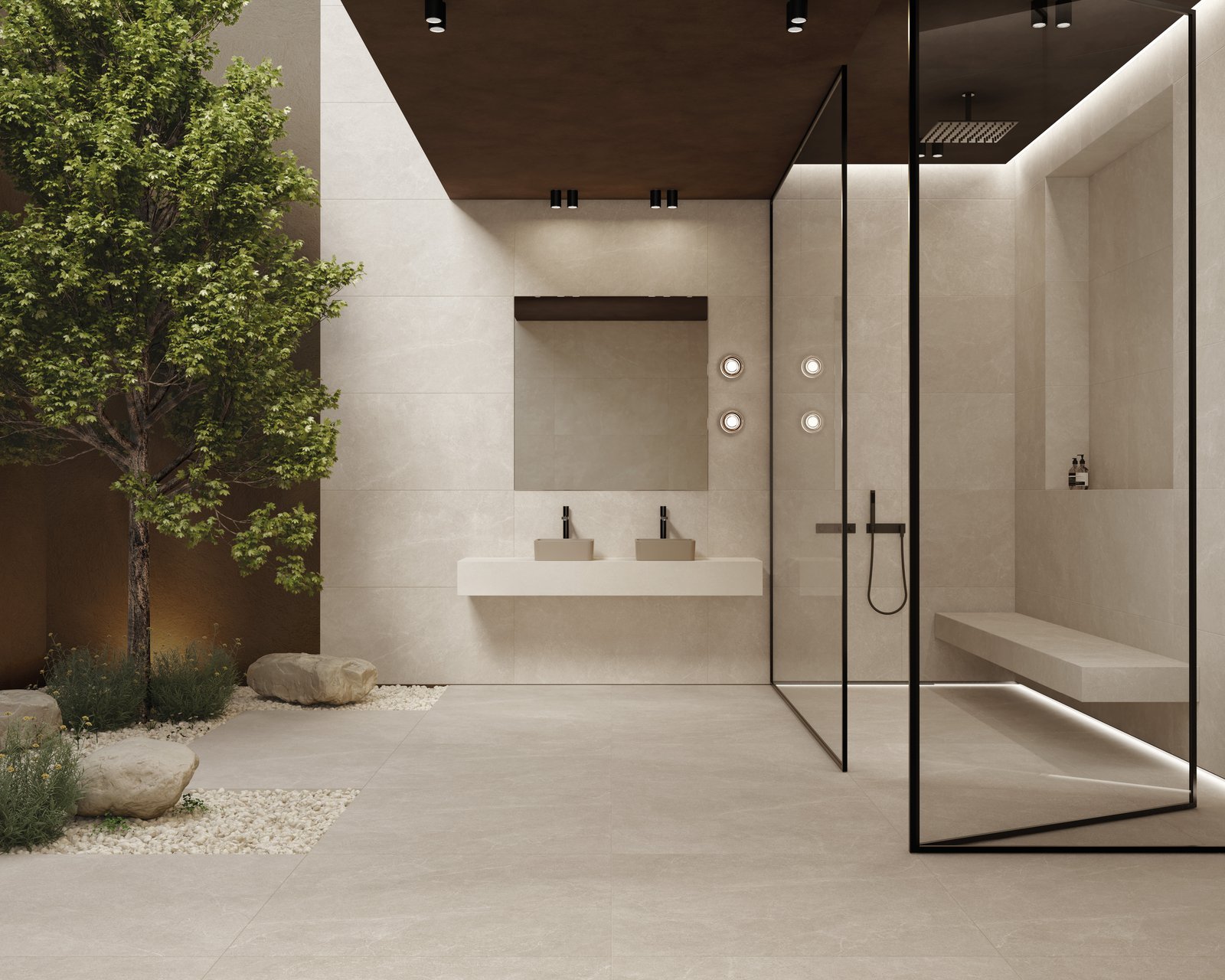 Gres porcelánico Yunan Bone de Durstone