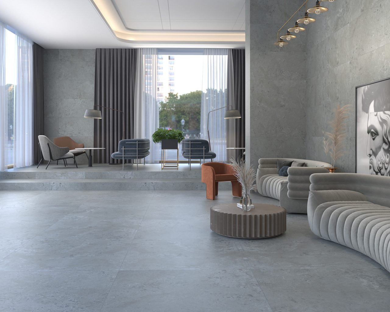 Pavimento y revestimiento Pietra Viva Grey 18 de Dune