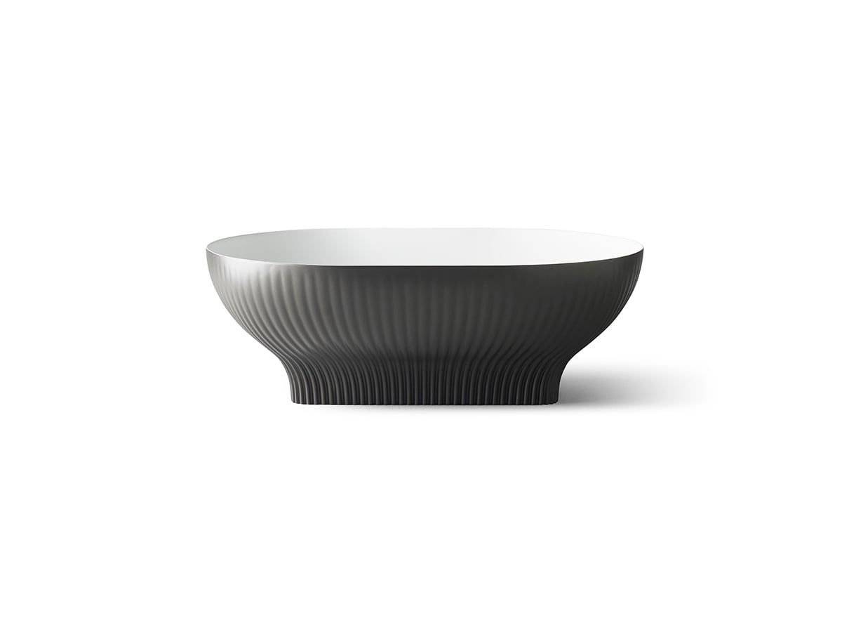 Cervino Oval Gris Metalizado