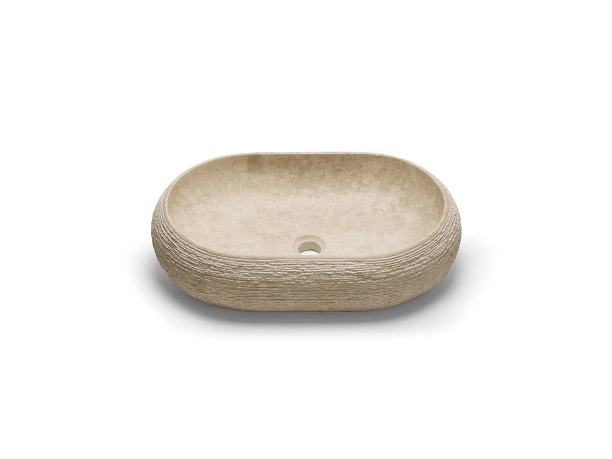 Domed Oval Beige