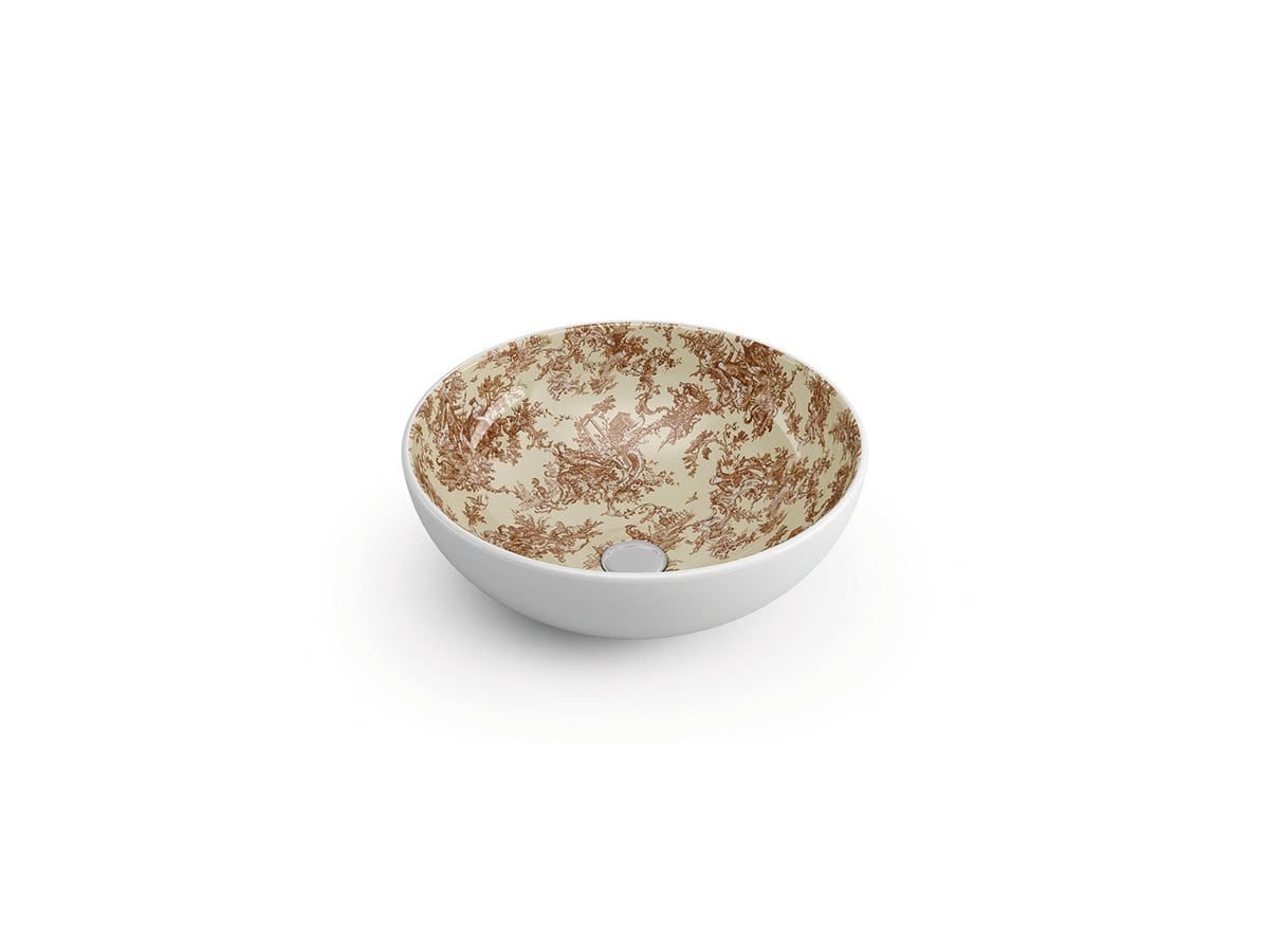 New Lys Crudo Toile Jouy Marrón
