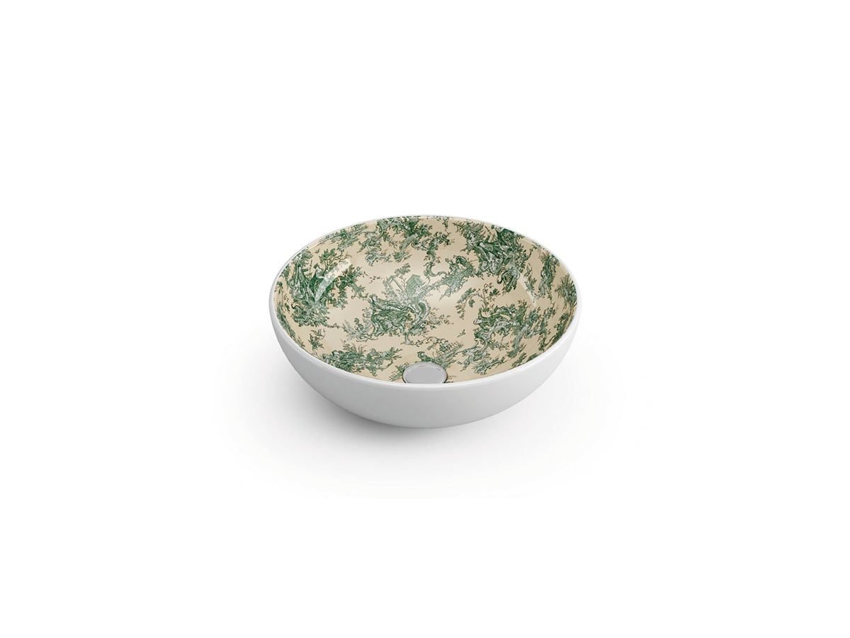 New Lys Toile Jouy Verde