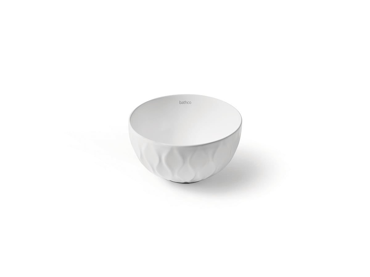 Sand Waves Bowl Blanco Mate