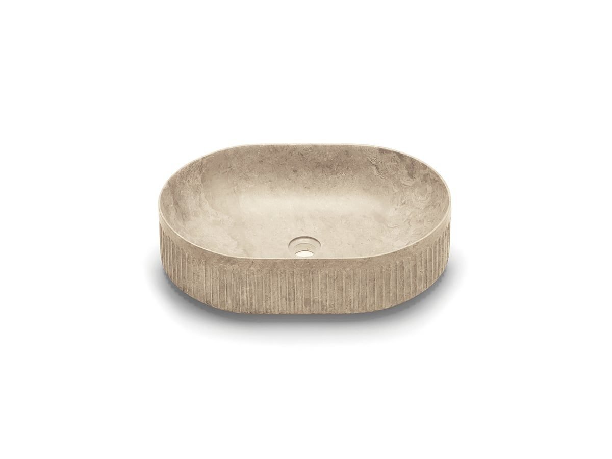 Striae Oval Beige