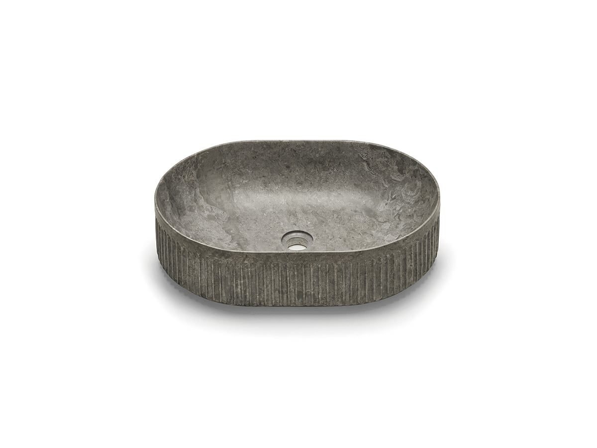 Striae Oval Beige- Lavabo Oval Sobre Encimera
