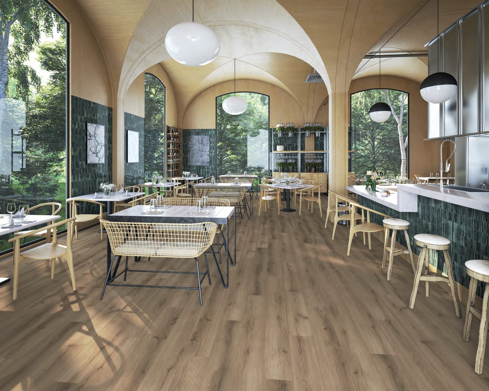 Roble Ultramatt Caoba — Click&Floor